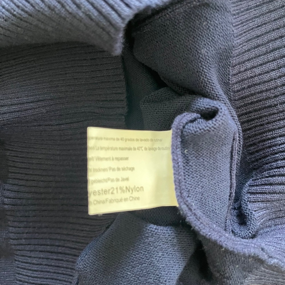 AMAZON VNeck Sweater Lot of 2 Womens S Gray Ivory Navy Rust Classic Work Staple - Picture 7 of 7
